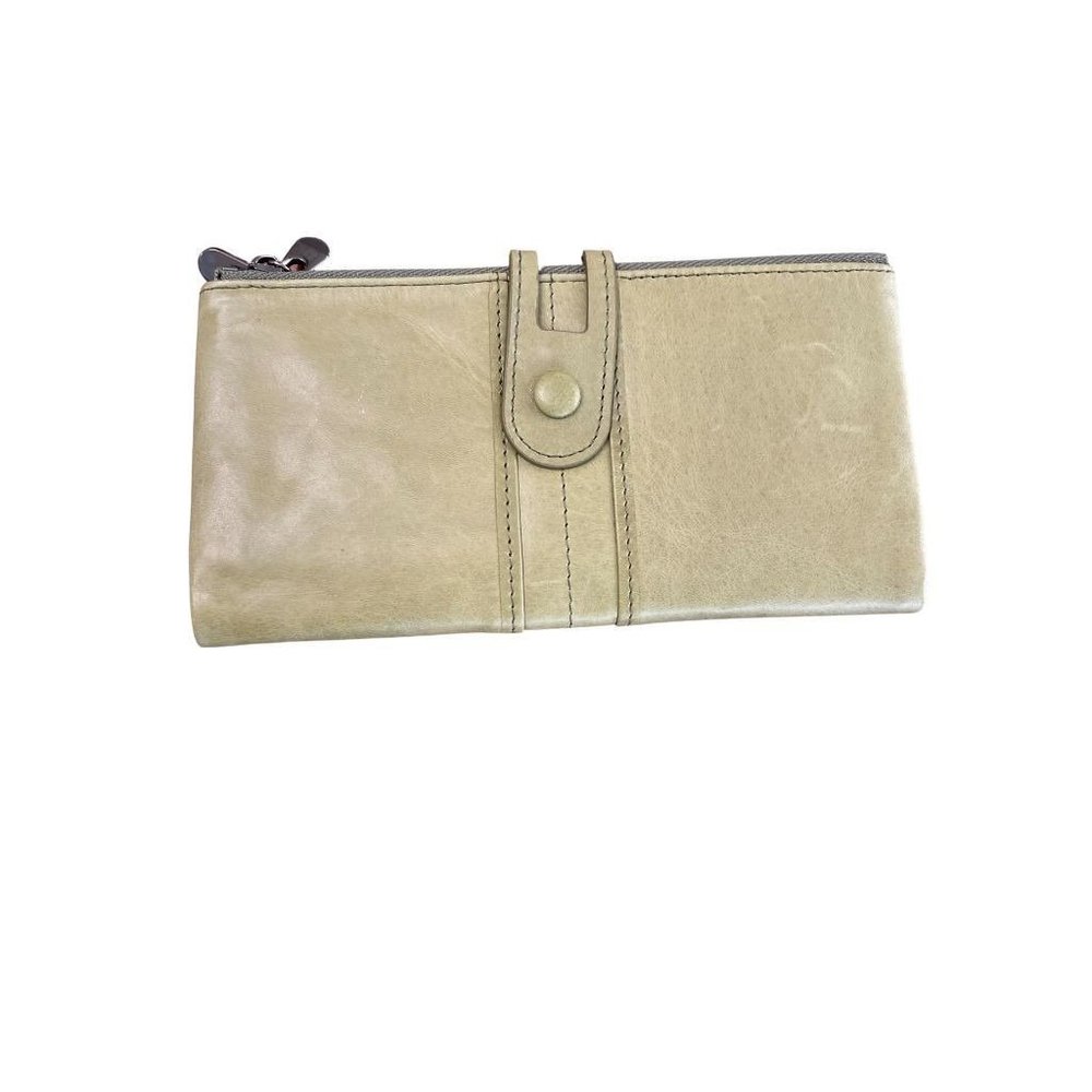 Roulens Sage Green Leather Wallet (new without tags)